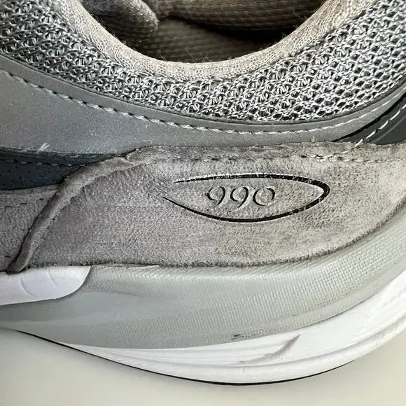 New Balance 990v6 Sneakers In Castlerock Gray Men Size 9.5 4E - Picture 8 of 14